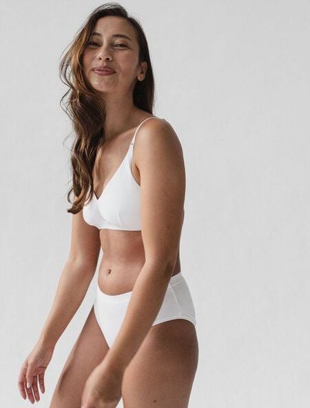 erlich textil Viola bügelloser BH aus Bio-Baumwolle, made in Europe