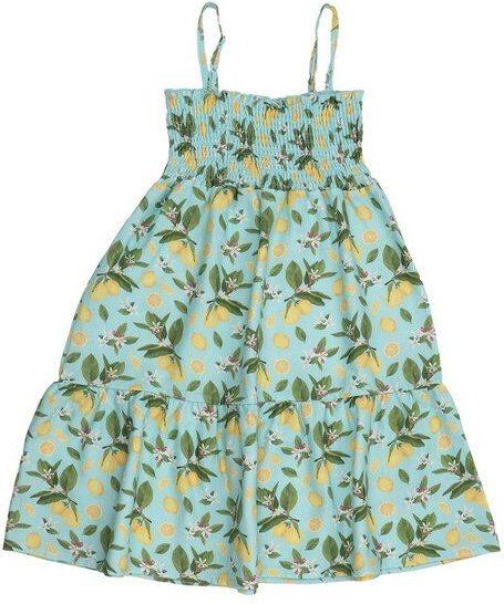 Walkiddy Citrus Bloom-Strap Dress