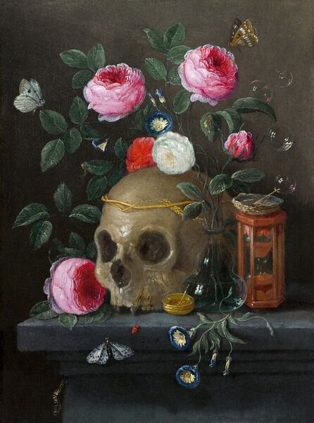 Photocircle Poster / Leinwandbild - Jan van Kessel: Vanitas-Stillleben