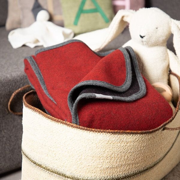 nahtur-design Baby- und Kinder - Wolldecke aus kuscheligem Flauschloden