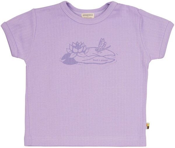 loud + proud Babys & Kinder T-Shirt Derby Rib mit Druck, GOTS-zertifiziert