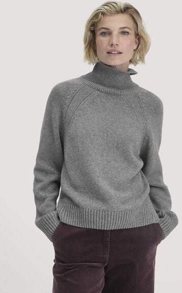 hessnatur Strick Pullover Relaxed aus Bio-Merinowolle mit Bio-Baumwolle