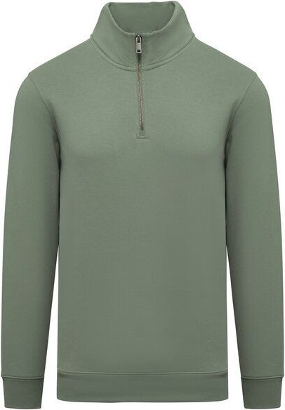 Greenspired Umweltfreundliches Sweatshirt mit Zip und Stehkragen 300g/m² XS-3XL