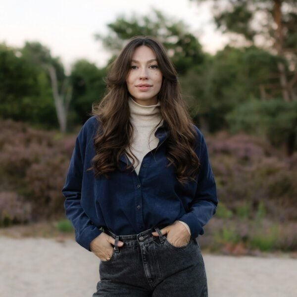 NORDLICHT Cord Bluse Ruby aus 100% Bio-Baumwolle