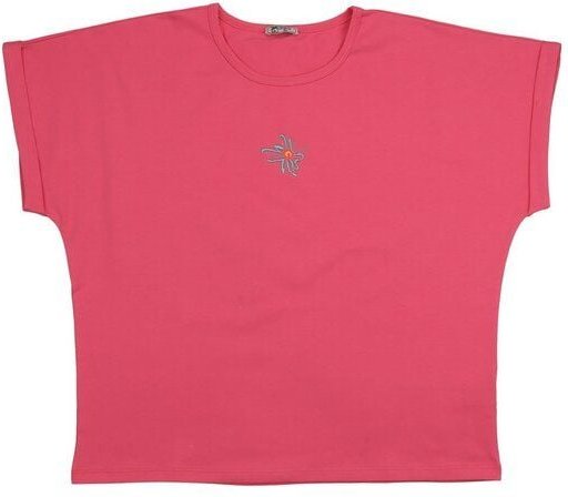 Cotokids Kinder T-Shirt pink mit Blumenmotiv aus Bio-Baumwolle – Walkiddy