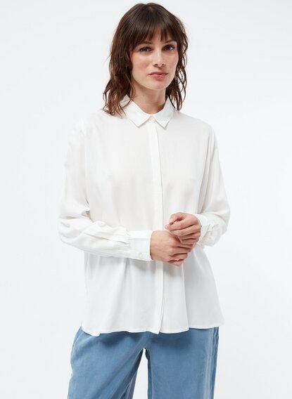 Givn Berlin Bluse GBIVA aus LENZING ECOVERO mit Stehkragen