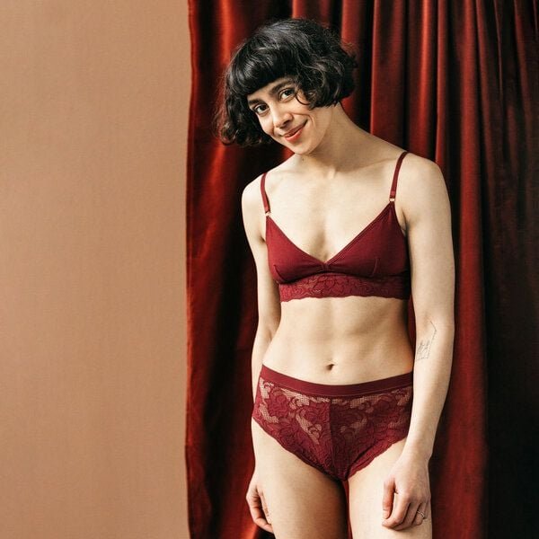 erlich textil Isabell Hipster mit Spitze aus Q-Nova, made in Europe