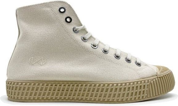 Veganer Sneaker "nat-2 Mono" aus zert. Biobaumwolle, Bambus, Kork, Zuckerrohr und rec. Gummi MEN