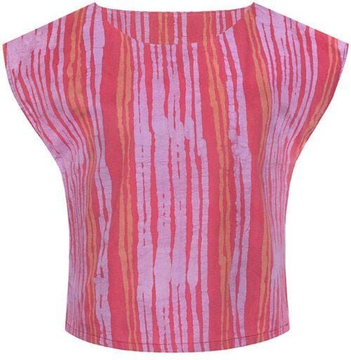 Global Mamas Bio Bluse - BOXY - Fissure