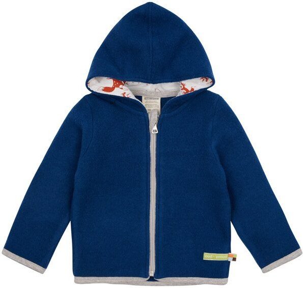 loud + proud Baby & Kinder Jacke Wollfleece, GOTS-zertifiziert