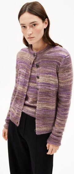 ARMEDANGELS AMILDAA STAMPATO - Damen Strickjacke aus Mohair-Woll Mix