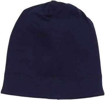 Kinder Beanie GOTS zertifiziert Bio-Baumwolle, Dunkelblau, Walkiddy
