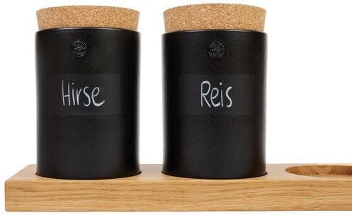 klotzaufklotz Vorratsdosenregal Eiche