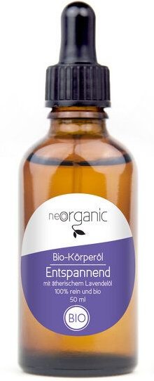 NeoOrganic Bio Massageöl – Gesichtsöl – Körperöl – Haaröl mit ätherischem BIO-Öl - 50ml