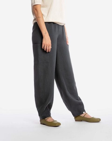 Matona Lange Hose | Barrel Leg Pants | aus Leinen