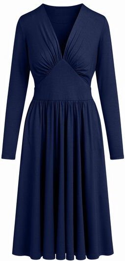Ingoria MAGDALENA Midi Kleid 3/4 Arm mit Taschen aus TENCEL® Modal Jersey