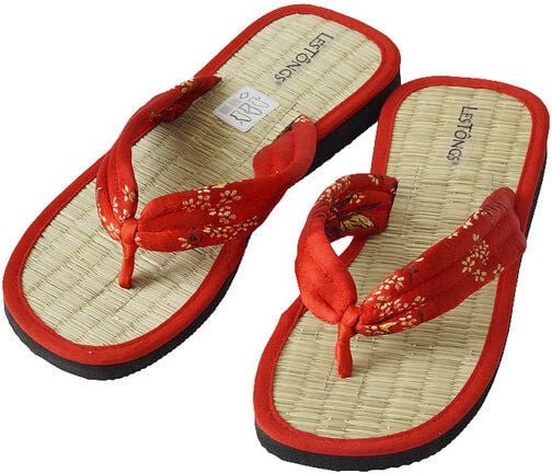 Les Tôngs Juncus-S Japan - vegane & Gesunde Zimtlatschen Flip Flops