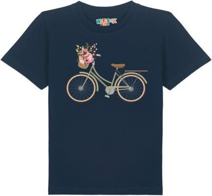 watabout.kids T-Shirt Kinder Fahrrad mit Blumen