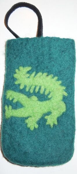 short'n'pietz handgefilzte IPhone-Hülle aus 100% Schafswolle