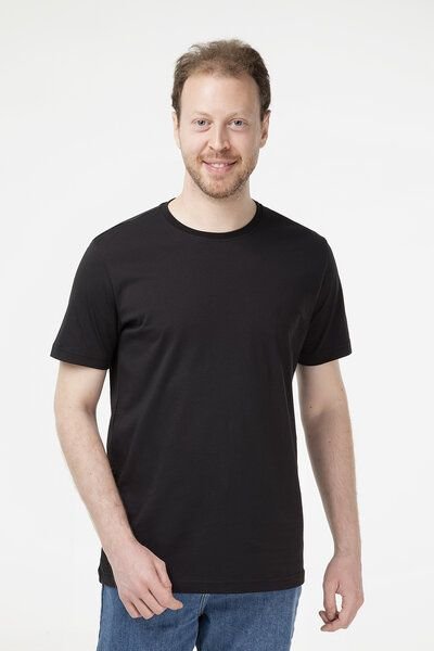 Evermind Herren T-Shirt mit Rundhalsausschnitt