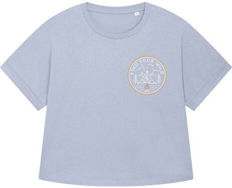 watapparel Oversize T-Shirt Frauen Find your wild