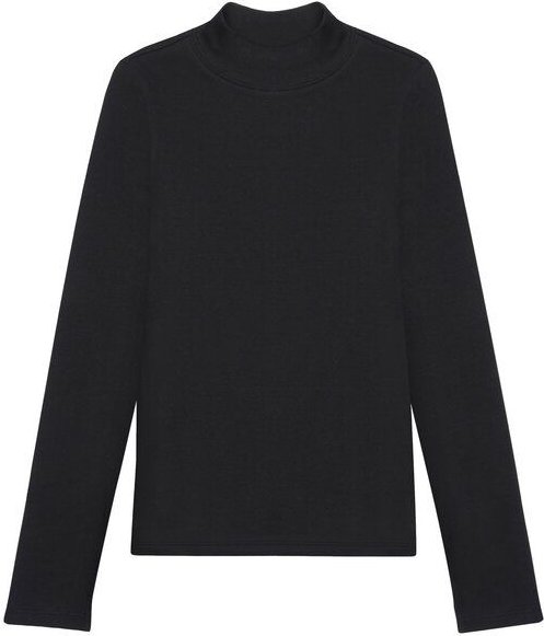 KnowledgeCotton Apparel Ripp-Longsleeve High Neck