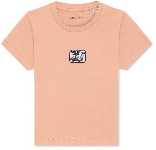 LIGARTI Babyshirt - Ollie die Skater-Wurm
