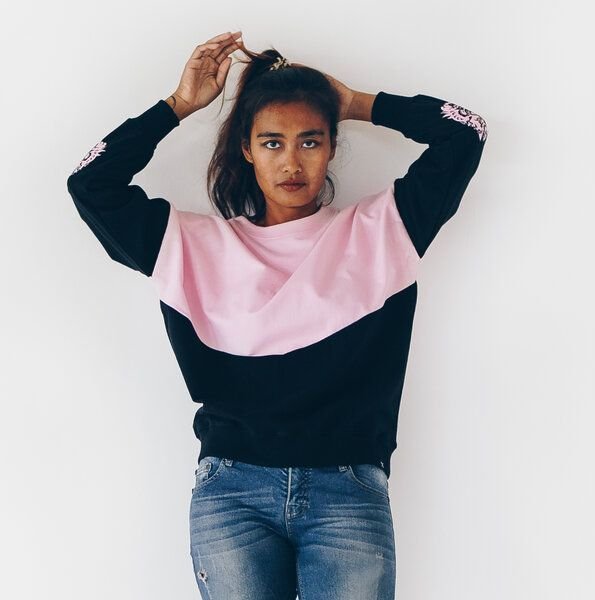 The Driftwood Tales Weit geschnittenes feminines Sweatshirt, 100 % Bio-Baumwolle