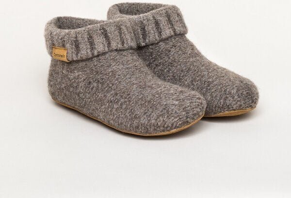 Gottstein Hüttenschuh Knit Boot aus 100% Schurwolle - Filz-Hausschuh made in Tirol