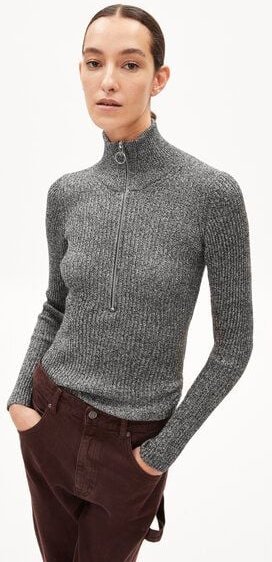 ARMEDANGELS MIKAELAA CLEAN UP - Damen Pullover Slim Fit aus Bio-Baumwoll Mix