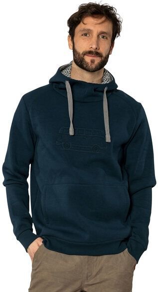 Elkline Herren Hoodie Lake Van mit VW-Bulli Stick | Kapuzenpullover | Känguru-Tasche