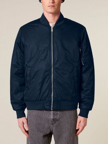 Thumbnail - Human Family Basic Unisex Bomberjacke aus recyceltem Polyester