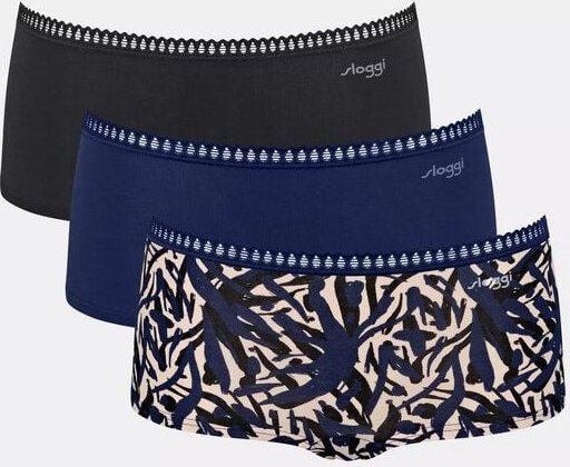 Sloggi 3er Pack Shorts GO Crush Bio-Baumwolle