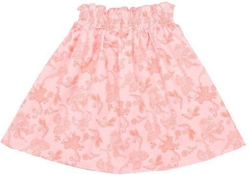 Cotokids Kinder Rock GOTS-zertifiziert aus Bio-Baumwolle, rosa mit zartem Ornamentmuster – Walkiddy, weich, hautfreundli...