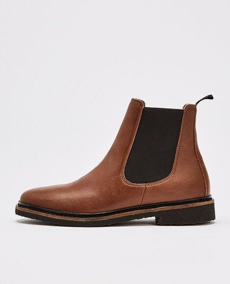NINE TO FIVE #luka - veganer Chelsea Boot mit recycelter Kreppsohle