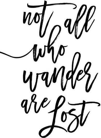 Thumbnail - Photocircle Poster / Leinwandbild - Not All Who Wander Are Lost