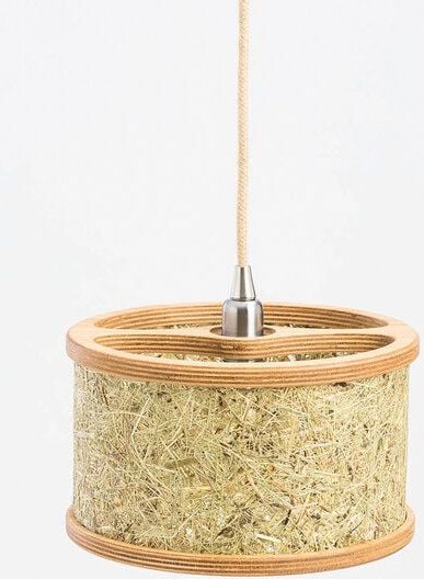 ALMUT von Wildheim Nachhaltige Almheu Pendellampe aus 100 % Tiroler Bio-Gräsern von Almut