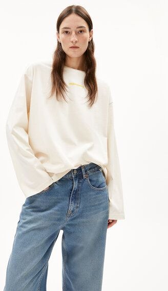 ARMEDANGELS FIETAA DIFFERENCE Damen Longsleeve aus Bio-Baumwolle