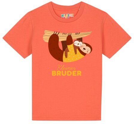 watabout.kids T-Shirt Kinder Faultier Kleiner Bruder