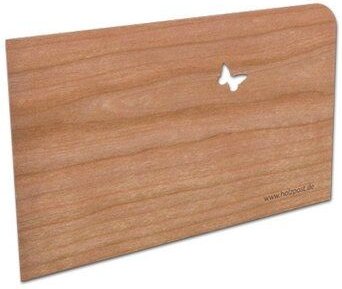 holzpost Postkarte aus Holz "Danke"