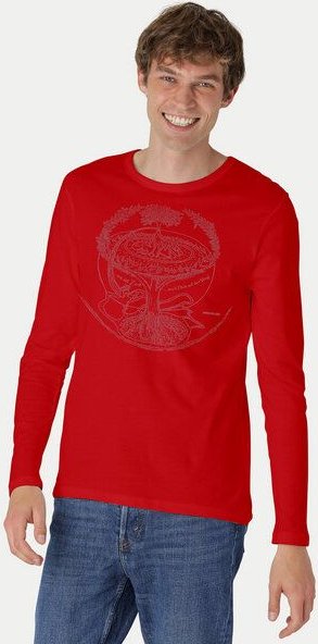 Thumbnail - Peaces.bio - handbedruckte Biomode Bio-Herren-Langarmshirt "Weltenesche"