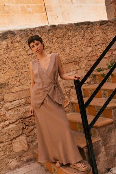 AmourLinen Ciara Schlupfrock aus Leinen