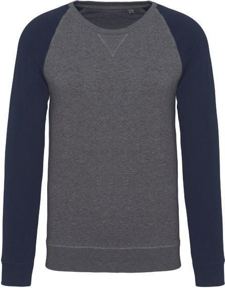 Greenspired Zweifarbiges Raglan Sweatshirt French Terry BIO