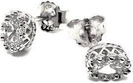 MOANINA Ohrringe Milano - 925 Silber/18k Gold Vermeil