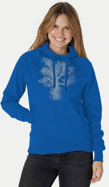 Peaces.bio - handbedruckte Biomode Bio-Damen-Kapuzensweater Chestnut