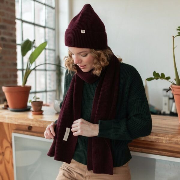 NORDLICHT Wollschal Mira aus 100% recycelter Wolle