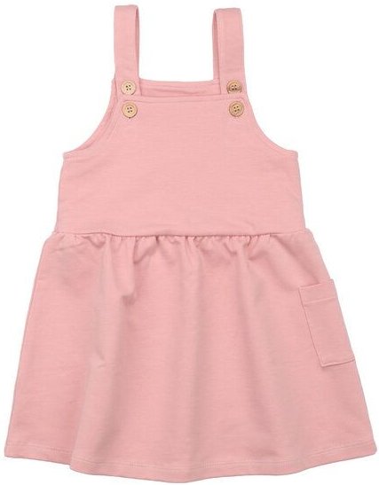 Bio-Baumwollkleid Silver Pink - Fair gefertigte, elastisch und bequem, GOTS-zertifiziert – Walkiddy