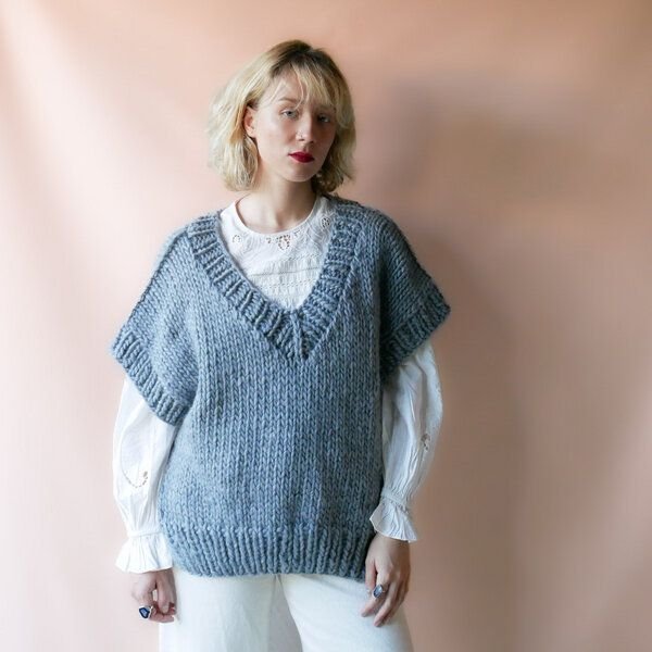 PANAPUFA 100% MERINO Strickjacke aus Merinowolle