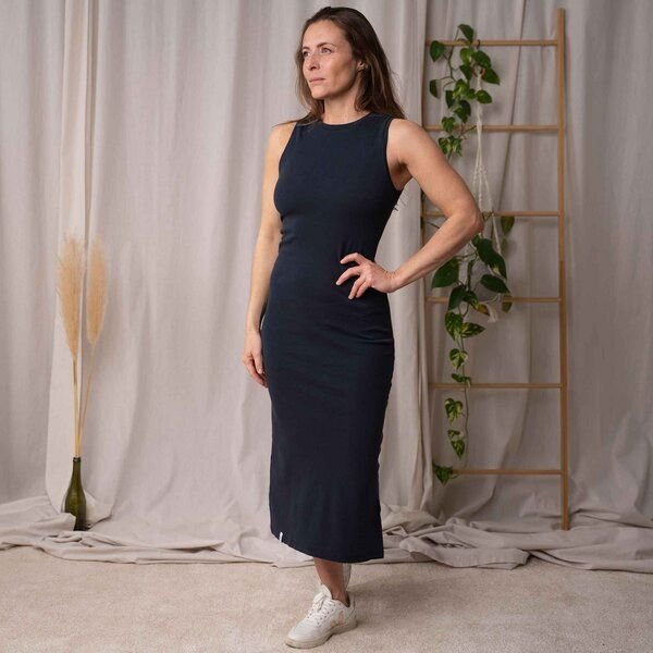 Vresh Clothing Violetta - Rib Kleid aus Biobaumwolle