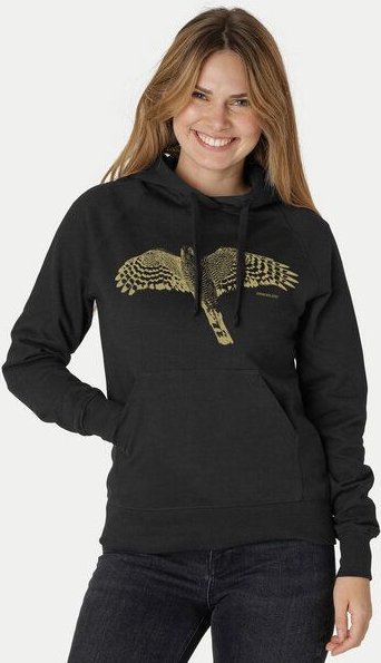 Peaces.bio - handbedruckte Biomode Bio-Hoodie Sperber Damen